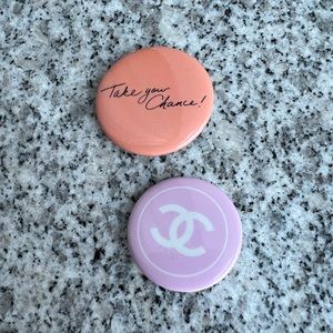 Chanel Button Brooch Badge
